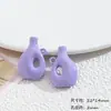Nuevo Colgante Geométrico Simple en Forma de Jarrón de Aleación Hecho a Mano DIY Encanto para Teléfono Accesorio para Bolso Materiales