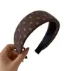 Diadema Floral de Punto Vintage para Salir, Elegante Accesorio para el Cabello para Lavarse la Cara, Pinza para el Cabello Versátil de Gama Alta, Adorno de Cabeza de Diadema a la Moda