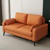 Sofá Minimalista de Luxo Leve Duplo ou Triplo para Apartamentos Pequenos, Salas de Estar, Imóveis de Aluguel, Áreas de Descanso de Hotéis e Áreas de Recepção
