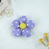 Tela Nueva de Lunares de Colores Flores Hechas a Mano Broche DIY Pasador Materiales Ropa Zapato Flor Decoración Accesorios