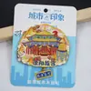 Serie Liaoning Dalian Shenyang Huludao Imán Magnético de Madera para Refrigerador Cultural y Creativo 3D Tridimensional Dibujos Animados Pegatina Magnética
