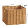 Cesta de Armazenamento para Gabinete Kens Mesa de Centro Japonesa Caixa de Diversos Rattan Sintético Trançado Cesta de Armazenamento para Entrada Casa Caixa de Armazenamento para Mesa