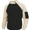 Nueva Talla Europea Otoño e Invierno Nuevo Exportación Delgado Cuello Alto Manga Larga Jersey Personalizado Estilo Europeo y Americano Chaqueta Casual para Hombre