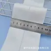 Elástico dobrado revestido de seda de 6cm, Cós de saia de seda brilhante espessado de nylon de 8cm, Elástico de borda dobrada com alta elasticidade de 5cm