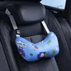 Reposacabezas de coche para niños, almohada de dibujos animados para dormir, accesorio de doble uso para dormir en el coche para niños en el coche