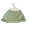 Gorro de Lana Tejido Lindo con Bloques de Color Estilo Japonés para Mujer, Cálido de Otoño e Invierno, Sencillo, Versátil, Adelgazante para la Cara