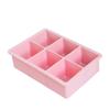 Amazon Explosions Ice Pad Mold Whisky Ice Box com Funil One-piece 4-cell Six-cell Square Silicone Ice Pad