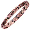 Pulseira masculina magnética transfronteiriça de 3 diamantes, elegante e de alta qualidade, joia destacável personalizada em liga de zinco, atacado