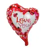 Colección Globos de Película de Aluminio en Forma de Corazón de 18 Pulgadas para San Valentín, Globo para Confesión de Boda, Globo Decorativo para Fiesta, Papel de Aluminio