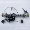 Go-kart ATV elétrico de quatro rodas modificado Eixo traseiro diferencial motor 48V/60V semi-eixo eixo traseiro 82CM freio de mão