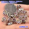 S999 Plata de Pie Azul Quemado Pegamento de Gota Ruyi Xiangyun Cuentas Cubo Cuentas Tejidas Pulsera de Hilo Pulsera Colgante Accesorios Hechos a Mano DIY