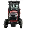 Trator Agrícola Tração nas Quatro Rodas Alta Potência Diesel Rei Kong Vermelho 604 Modelo Estufa Barra Única Pequeno Quatro Rodas Campo de Arroz Rotativo