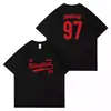 Bts 2026-2027 Turnê Mundial Arirang Mercadoria Mesma Estampa Camiseta de Manga Curta Algodão para Homens e Mulheres