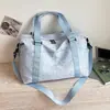 Bolsa de Viaje para Distancias Cortas, Bolsa de Fitness Portátil de Gran Capacidad, Bolsa de Entrenamiento con Separación de Seco y Húmedo, Bolsa de Almacenamiento de Equipaje de Viaje Portátil para Mujeres