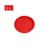 Plato rojo Happy Event sin impresión color rojo sólido plato rojo suministros para sacrificio de bodas plato para fruta y repostería bandeja de té fábrica venta al por mayor
