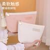 Bolsa de almacenamiento de cosméticos portátil de terciopelo cálido tamaño pequeño bolsa interior cambio pintalabios polvo compacto toalla para la regla bolsa de almacenamiento de cables de datos