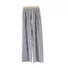 Pantalones de Casa Otoño e Invierno, Pantalones de Dormir Térmicos de Doble Cara para Mujer, Pantalones Rectos Sueltos, Pantalones Cálidos Casuales, Pantalones a Cuadros para Mamá para Uso al Aire Libre