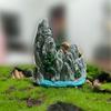 Simulação transfronteiriça micropaisagem jardim de pedras água corrente ornamentos decorativos lago de peixes aquário ecológico paisagismo artesanato em resina ornamentos