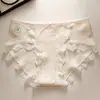 Hilo de color puro natural algodón puro ropa interior para mujer 7A antibacteriana sin costuras entrepierna de algodón puro algodón para bebé clase A encaje sexy ropa interior