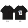 Algodón Peinado Puro Especial Conjuntos a Juego para Pareja, Nuevo Estilo de Verano, Camisetas Holgadas Versátiles Únicas de Manga Corta, Modernas