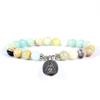 Comercio electrónico transfronterizo Joyería al por mayor Amazon Pulsera de piedra Aleación Árbol de la vida Pulsera de cuentas Comercio exterior Dropshipping
