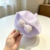 Boina para Niña Bebé Primavera Otoño Invierno Estilo Coreano Moda Tejido Lana Sombrero de Pintor para Bebé Niño Pequeño Niña