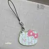 Pingente Original Desenho Animado 3D de Maçã Dopamina Girly Fofo Pequeno Pingente Decoração para Bolsas e Alças de Celular