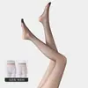 Medias 0D negras para mujer, estilo fino de verano, antienganches, duraderas, invisibles, alta transparencia, medias negras sexys, coquetas y sensuales