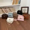 Bolso Pequeño Cuadrado de Moda para Mujer de Verano con Textura Simple, Bolso de Hombro Cruzado Individual, Bolso de Personalidad Tendencia y Estilo 2026