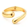 Pulseras Populares Transfronterizas Europeas y Americanas Ins Normcore Pulseras con Patrón de Onda Asimétrico Pulseras Metálicas Brillantes Joyería para Mujer