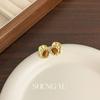 Pendientes de Ojo de Tigre Maillard Metálicos Pequeños y Exquisitos Combinan con Todo Diseño de Personalidad para el Uso Diario Commuting Pendientes