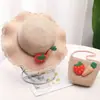 Sombrero para Niños Nuevo Sombrero de Sol de Princesa para Niñas Verano Delgado Primavera y Otoño Protector Solar para Bebés Sombrero de Pescador Bolsa
