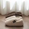 Pantuflas de Algodón para Hombre Invierno con Talón Cerrado Para Exteriores 2026 Nuevo Estilo Para Interiores Hogar Forradas de Terciopelo Espeso Calentitas Zapatos de Algodón con Talón Cerrado Hombre