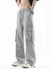 Ropa para Hombre Casa de Arce / Verano 2026 Nuevos Pantalones Casuales de Pierna Ancha Sueltos Estilo Americano Delgados de Largo Completo para el Trabajo