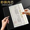 Nova Versão A3 Capa Frontal e Traseira de Licença Comercial Porta-Documentos de Licença de Higiene Alimentar Industrial, Comercial e Doméstica