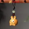 Sândalo Dourado Nova Versão dos Doze Signos do Zodíaco Pingente para Celular Pingente de Madeira para Bolsa Chaveiro Argola Lembrancinha