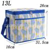 Bolsa isotérmica gruesa de fábrica directa, bolsa para bento/almuerzo de película de aluminio, bolsa para lonchera de gran capacidad, bolsa de hielo portátil para picnic al aire libre