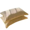 Fundas de almohada de hilo doble capa de algodón puro 2025 nuevas, un par de 48Cmx74Cm algodón fundas interiores para niños