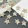 Botones coloridos pequeños de peces, mariposas, monedas, nubes, estrellas, triángulos, de dos agujeros irregulares y color degradado para ropa de niños y mujeres DIY