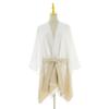 Xale Simples de Nicho Novo Estilo Xale Feminino Espessado Xale Verão Cabo High-end Cinto Listrado Xale de Dupla Face