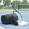 Bolsa para raquetas de lona de algodón, Bolsa deportiva cilíndrica personalizada, Bolsa de viaje ligera, Fabricante de bolsa para raquetas de un solo hombro