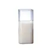 Copo de Bebida Doméstico Quadrado Camada Única de Vidro de Borossilicato Alto Leite Suco Bebida Chá Aromatizado Bebida Fria Copo Único para Entreter Convidados