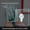 Gancho para porta-retrato de unha sem costura pendurar quadro sem furar adesivo forte gancho pegajoso invisível foto de casamento parafuso de prego especial adesivo