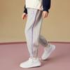 Pantalones Casuales de Primavera y Otoño para Niños Hello Kitty, Estilo Occidental Nuevo para Niñas, Sueltos, Pantalones con Estampado de Dibujos Animados para Niños Grandes