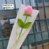 Pequeño Ramo de Flores Rojas para el Día de San Valentín, un Regalo Creativo Tejido a Mano de Lana, Producto Terminado, Pieza Única para Ti