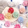 Flor de resina de diamante pesado, bola de broca de argila para flores, bola de flor de strass, contas, corrente para celular DIY, caneta com contas, material de acessórios