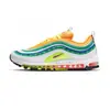 Sapatos Putian Puro Original Air Max97 Retrô Antiderrapante Resistente ao Desgaste Amortecimento a Ar Cano Baixo Tênis Casuais de Corrida Masculino e Feminino