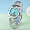 Comercio Electrónico Transfronterizo Más Vendido Mecánico De Función Completa Volante Grande Nautilus Reloj Mecánico de Lujo para Hombre