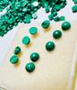 Malachite natural redonda 4MM lisa verde joias com Pedra