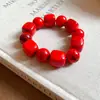 Pulsera de Cuentas Geométricas Irregulares de Acrílico Belleza Femenina Europea Pulsera de Temperamento Transfronteriza Diseño Joyería de Mano de Nicho Venta al por Mayor